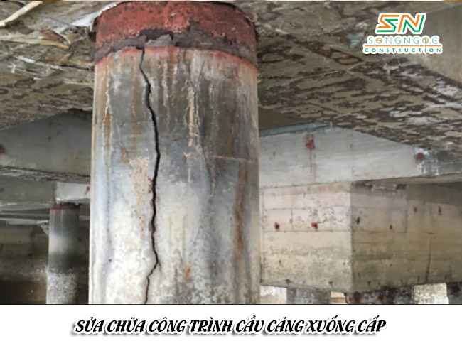CÁCH THI CÔNG VÀ SỬA CHỮA CÔNG TRÌNH CẦU CẢNG XUỐNG CẤP